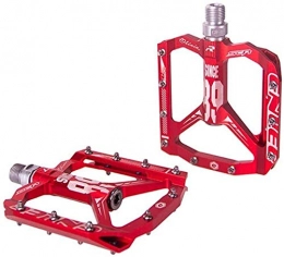 CAISHENY Pedali per mountain bike CAISHENY Pedale per Bicicletta Pedali per Bicicletta Pedale per Mountain Bike Pedale per Fuoristrada DH Pedale Adatto per Veicoli da Strada per Mountain Bike Pieghevole ECC.-Rosso