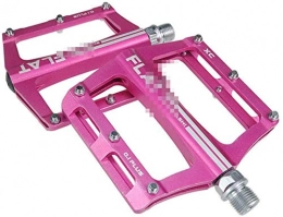 CAISHENY Pedali per mountain bike CAISHENY Pedali per Biciclette Nuova Mountain Bike 8 Colori Piattaforma in Lega Pedali per Bici da Strada Ultralight MTB Pedale per Bicicletta Accessori per Bici-Rosa