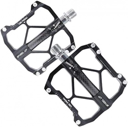 CAISHENY Parti di ricambio CAISHENY Pedali per Biciclette Pedali per Bici da Ciclismo Pedale per Bicicletta Cuscinetto Pelin Mountain Bike Pedale in Alluminio Accessori per Biciclette Attrezzatura-Black_One_Size