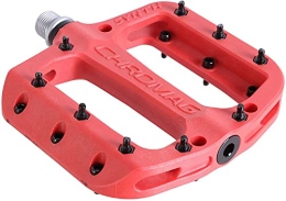 Chromag Parti di ricambio CHROMAG Synth Pedali MTB / MTB / ciclismo / VAE / E-Bike adulto Unisex, Red, 110 x 107 mm