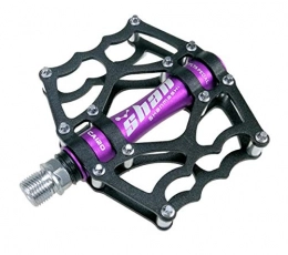 CHYOOO Parti di ricambio CHYOOO Pedali Bici MTB in Alluminio Cuscinetto Pedali Taglia CNC ASSE 9 / 16 Pollici per Bicicletta MTB Bici Pieghevole con Cuscinetti Sigillati(Purple)