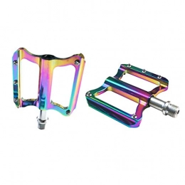 CUTICATE Parti di ricambio CUTICATE Pedali per Mountain Bike da Strada, Cuscinetto Sigillato a Piattaforma Larga Piatta 9 / 16 '' per BMX da Strada - Multicolor