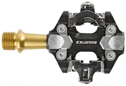 Exustar Pedali per mountain bike Exustar MTB E-PM222, Pedalo Ciclo Unisex Adulto, Nero, 82x61, 5mm