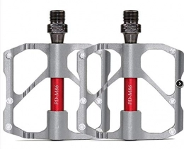 FANGXUEPING Pedali per mountain bike FANGXUEPING Pedale per Mountain Bike con Cuscinetti in Lega di Alluminio Bici da Strada A Pedale Ultra Leggero Pedale per Bicicletta Taglia Unica Mountain PD-M86 Grigio