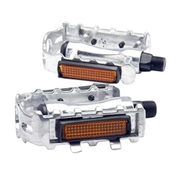 FIVENUM Parti di ricambio FIVENUM 1 Paio MTB Road Mountain Bike Alluminio Anti-Slip Bicycle Cycling Pedals Accessori for Biciclette Sostituzione Parti di Sostituzione (Color : Silver)