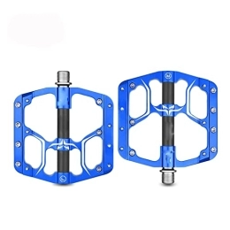 FIVENUM Parti di ricambio FIVENUM Pedali Bici Piatti MTB Road 3 Cuscinetti sigillati Pedali for Biciclette for Biciclette for Mountain Bike Accessori for Piattaforma Ampia Parte (Color : V15-blue)