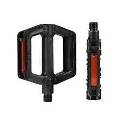 FIVENUM Parti di ricambio FIVENUM Pedali for Biciclette Antiskid Mountain Bike Pedals Cuscinetti sigillati Riflettenti Pedali bicchiera Accessori for mobili. (Color : Black)