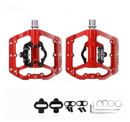 FIVENUM Parti di ricambio FIVENUM Pedali Pedali Biciclette anticomia Mountain Bike Pedali Piattaforma in Lega di Alluminio Adatto for Gli Accessori da Equitazione (Color : FK-150 Red)