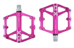 FrontStep Pedali per mountain bike FrontStep Pedali Antiscivolo in Alluminio Generale Pedali per Biciclette Leggeri con Perno in Acciaio CR-Mo per MTB / Pedale Mountain Bike / Pedale BMX (Rosa)