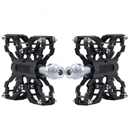 GUTANG-DC Parti di ricambio GUTANG-DC Alluminio CNC Pedali Alluminio Ciclismo Pedals Per BMX MTB Bici Farfalla Mountain bike Pedale(nero)