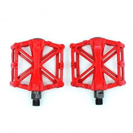 HUANGDANSEN Parti di ricambio HUANGDANSEN Bicycle Pedal1 Pair of Aluminum Alloy Bicycle Pedals, Universal Mountain Bike Pedals, Non-Slip Riding Flat Platform Pedals
