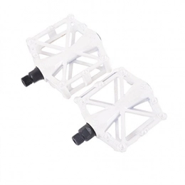 In lega di alluminio bicicletta pedali Road bike pedali per MTB BMX mountain bike ciclismo bici 1 paio, White