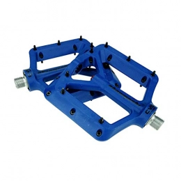 KDHJY Parti di ricambio KDHJY Bicicletta Pedali Nylon Ultraleggero Mountain Bike Pedale 5 Colori Big Foot Bici della Strada del Cuscinetto Pedali Bicicletta Parts (Color : Blue)