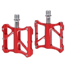 Kuuleyn Parti di ricambio Kuuleyn Pedale con Cuscinetto, Pedali MTB Pedali per Mountain Bike Pedali con Piattaforma per Bicicletta GC005 Pedale con Cuscinetto per Mountain Bike Bicicletta da Strada Pieghevole(Rosso)