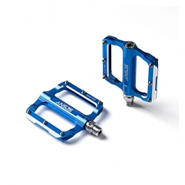 LANCYG Parti di ricambio LANCYG Pedali MTB Pedali per Pedali in Mountain Bike Pedali in Lega di Biciclette Pedali in Lega da 9 / 16" Pedali a Pedali Antiscivolo Pedali Piatti in Lega Pedali Flat MTB (Color : A006 Blue)