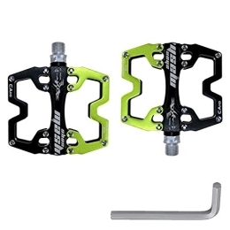 MKKYDFDJ Parti di ricambio MKKYDFDJ Pedali per mountain bike, ultraleggeri, in lega di alluminio, 9 / 16", 2 ruote Cr-Mo, con chiave a vite, accessori per bici BMX MTB