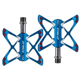 NOLOGO Parti di ricambio MTB Pedali Mountain Bike Pedali BMX Pedali Flat Pedali Bici Accessori Ciclismo Accessori Bici Accessori Mountain Bike Accessori Pedali della Bicicletta (Color : Blue)