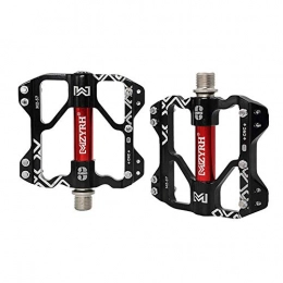 NOLOGO Parti di ricambio MTB Pedali Mountain Bike Pedali Flat Pedali Pedali BMX Mountain Bike Accessori della Bici Pedale della Bicicletta Accessori Bici Accessori Bici della Strada Pedali (Color : Black)