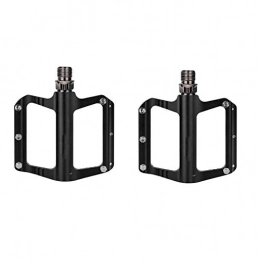 Nanna Pedali per mountain bike Nanna Pedale della Bicicletta della Lega di Alluminio del Cuscinetto del Pedale Anti-Skid Pedal Accessori Mountain Bike Pedali Road Bike Pedali (Color : Black)