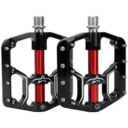 Alomejor Parti di ricambio Pedale Bici Mountain Bike 3 Pedale Piattaforma Cuscinetto Pedale Antiscivolo per Bicicletta 12x10.5mm / 4.7x4.1in Accessori per Biciclette