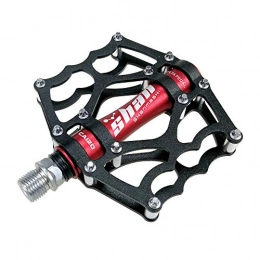 Yhjkvl Parti di ricambio Pedale della Bicicletta Pedali mountain bike 1 paio in lega di alluminio antiscivolo resistente pedali bici superficie per strada BMX MTB Bike 8 colori (SMS-CA120) Pedale da Ciclismo ( Color : Red )