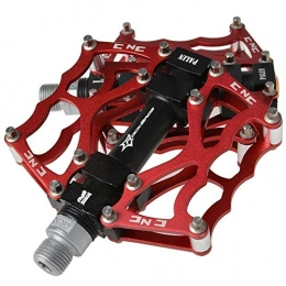 RTYUI Parti di ricambio Pedale Per Mountain Bike Pedale Del Cuscinetto Sigillato Per Mountain Bike RockBros in Lega Di Alluminio 121 * 107 * 20 mm / Rosso