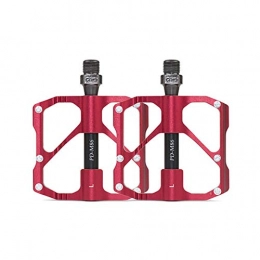 qingqingxiaowu Parti di ricambio Pedali Bici Mtb Pedali Mtb Flat Pedale bici Pedali bici da strada Accessori per biciclette Accessori per il ciclo Pedali per biciclette Pedali piatti 86red, free size