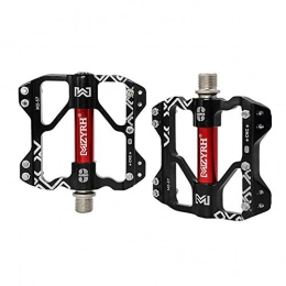 Gertok Parti di ricambio Pedali Bici Mtb Pedali Per Mtb Pedali Bmx Pedale bici Accessori bici Accessori per mountain bike Pedali piatti Pedali per biciclette black, free size