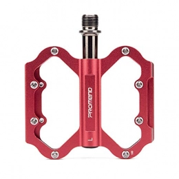 MEISISLEY Pedali per mountain bike Pedali Bici Pedali Flat Mtb Accessori per il ciclo Pedali Bmx Pedali bici da strada Pedali piatti Accessori bici Accessori per mountain bike red, free size