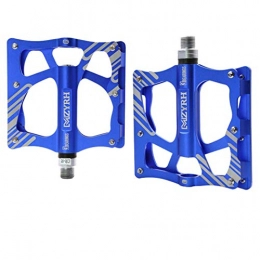 Lidada Parti di ricambio Pedali Bici Pedali in Lega di Alluminio Pedali Universali 3 Cuscinetti Pedali per Bicicletta Pedaliera Ultra Sigillata per 9 / 16 MTB BMX Road Mountain Bike Cycle, Blue