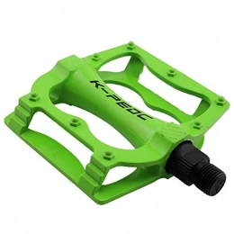 LIANYG Parti di ricambio Pedali Bici Utralight cuscinetto sigillato Bike Pedali CNC in lega di alluminio antiscivolo Pedale di riciclaggio della bici della strada di MTB Mountain Bike Parts Accessori 442 ( Color : Green )