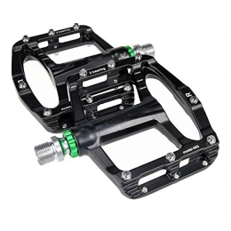 Kuingbhn Parti di ricambio Pedali Della Bicicletta 2 PZ MTB BMX Mountain Road Bike Pedali In Lega 3 Cuscinetto Piattaforma Nero Mountain Road Bike Hybrid Pedali