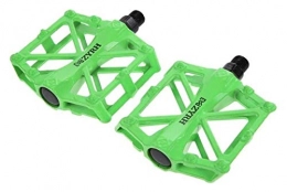 YDL Parti di ricambio Pedali Della Mountain Bike Pedal MTB Pedali BMX Bicycle Bicycle Flat Lega Di Alluminio Pedalo in Nylon Multi-colori MTB Pedali Per Cuscinetti Bike Pedali Bicicletta Pedali Bicicletta ( Color : Green )