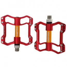 GuangLiu Parti di ricambio Pedali Flat Mtb Pedali Mtb Accessori bici Pedali per biciclette Accessori per biciclette Pedale bici Pedali Bmx Accessori per il ciclismo red, free size