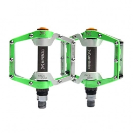 Gofeibao Parti di ricambio Pedali Flat Mtb Pedali Mtb Flat Accessori bici Pedali per biciclette Accessori per biciclette Accessori per il ciclo Pedali Bmx green, free size