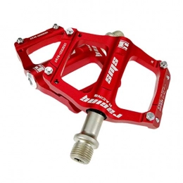 WESEEDOO Pedali per mountain bike Pedali Flat Mtb Pedali Mtb Flat Pedali per biciclette Accessori bici Pedali bici da strada Pedale bici Accessori per biciclette red, free size