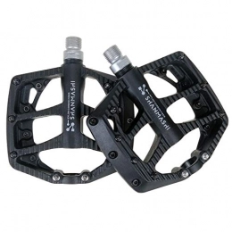 GuangLiu Parti di ricambio Pedali Flat Mtb Pedali Mtb Pedali bici da strada Accessori per il ciclo Pedale bici Accessori bici Accessori per il ciclismo Pedali piatti black, free size