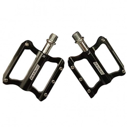 LWLEI Parti di ricambio Pedali for Mountain Bike da 9 / 16 Pollici Pedali for Bicicletta A Piattaforma Larga Pedali Piatti for Bici da Strada Antiscivolo ，98x81x15mm Regalo Perfetto (Colore : Nero)