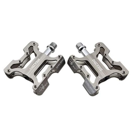 wersdf Parti di ricambio Pedali Mtb Flat Pedali Bici Corsa Strada Pedali piatti Accessori per biciclette Accessori bici Accessori per mountain bike Pedali per biciclette titanium, free size