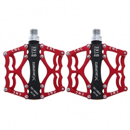 wersdf Parti di ricambio Pedali Mtb Flat Pedali Mtb Pedali bici da strada Accessori bici Pedali per biciclette Accessori bici Accessori per mountain bike red, free size