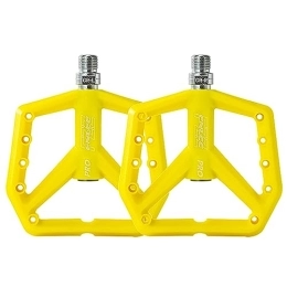 Heallege Pedali per mountain bike Pedali per bici Biciclette Pedali per bici con piattaforma larga antiscivolo in nylon Pedali per mountain bike antipolvere impermeabili con cuscinetto da 9 / 16 pollici