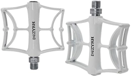 FOXZY Pedali per mountain bike Pedali per bicicletteCuscinetti per mountain bikePegs in lega di alluminioAccessori per pedali antiscivolo (colore: bianco, taglia: taglia libera)