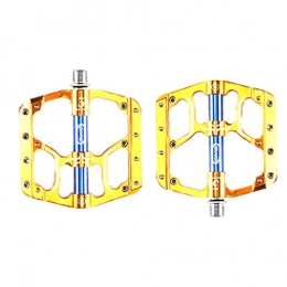 JZTRADE Parti di ricambio Pedali Per Mtb Pedali Flat Mtb Accessori bici Pedali piatti Accessori per biciclette Pedali per biciclette Pedali bici da strada yellow, free size