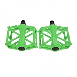 CZWNB Parti di ricambio Pedals, Accessori per Biciclette ad Alluminio in Lega di Alluminio Ultraleggero Bicicletta Bicycle Pedals Mountain Bike. (Color : Green)