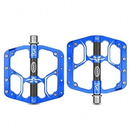 NOLOGO Pedali per mountain bike Piatti Bike Pedali Pedali della Bicicletta for Mountain Bike Pedals Piattaforma Larga pedales Bicicleta MTB Accessori (Color : Blue)