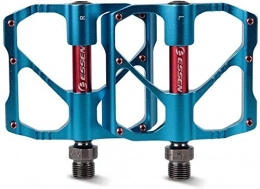 NOLOGO Parti di ricambio Qualità Bike Pedali di alta - in alluminio CNC cuscinetto Mountain Bike Pedals - bici della strada pedali con 12 antislittamento Pins - Leggero bicicletta Platform Pedali - Universal 9 / 16" Pedali