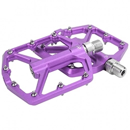 Ranvo Parti di ricambio Ranvo Pedali Antiscivolo, Design a Micro scanalature Pedali per Mountain Bike Design Cavo Leggero per Outdoor per Bici da Strada per Mountain Bike(Viola)