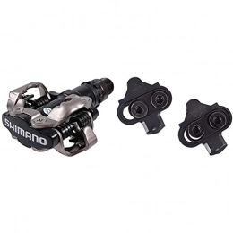 SHIMANO Parti di ricambio SHIMANO EPDM520L Pedale MTB SPD, 2 Pezzi, Colore: Nero & SM-SH51 - Set Placchette, Nero