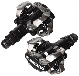 SHIMANO Parti di ricambio SHIMANO PDM520 Clipless SPD - Pedali da Bicicletta a sgancio rapido “con Tacchetti”, Colore Nero