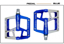 SPTIDY Parti di ricambio SPTIDY Pedali della Bicicletta Pedale della Bici in Alluminio Ciclismo / Strada Mountain MTB / BMX Pedale della Bici con Pedali Super Bearing Stabile con Pedale Antiscivolo per 9 / 16, Blu